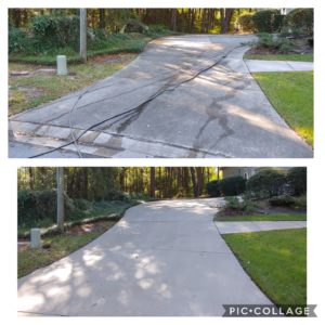 At Wilson Exterior Cleaning we can get even the toughest of stains out of your driveway or concrete! We provide our services for Home Owners and Residential Property Managers. Call us for all of your Driveway and Sidewalk Cleaning, Garage Floor, Pool Deck & Surrounding walkways, Patios, Courtyards, Porches, Stairs and more.