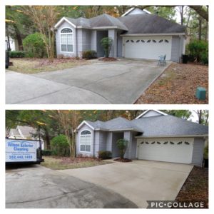 At Wilson Exterior Cleaning we can get even the toughest of stains out of your driveway or concrete! We provide our services for Home Owners and Residential Property Managers. Call us for all of your Driveway and Sidewalk Cleaning, Garage Floor, Pool Deck & Surrounding walkways, Patios, Courtyards, Porches, Stairs and more.