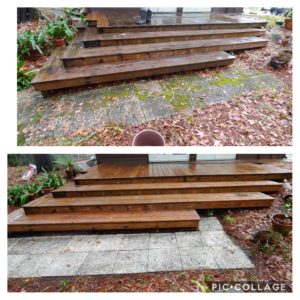 Pressure washing any wood surface is a delicate task and should not be done without a trained professional. At Wilson Exterior Cleaning we are experts in cleaning wood decks and fences without any splintering or damage.