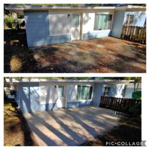 At Wilson Exterior Cleaning we can get even the toughest of stains out of your driveway or concrete! We provide our services for Home Owners and Residential Property Managers. Call us for all of your Driveway and Sidewalk Cleaning, Garage Floor, Pool Deck & Surrounding walkways, Patios, Courtyards, Porches, Stairs and more.