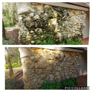 At Wilson Exterior Cleaning we can clean any surface! With our special mold and stain removing solution, we can take years off dirt and discolorations out of your bricks or masonry.