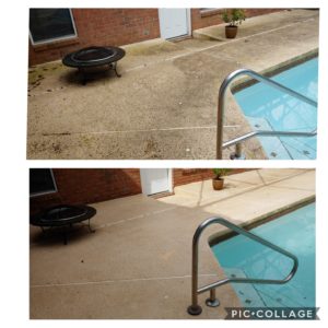 Don’t let dirt, mold, mildew, algae, and stains take away from relaxing by the pool! Call Wilson Exterior Cleaning today for a free estimate of our pool deck pressure cleaning services. We can clean all pool deck surfaces and screens and leave your pool deck looking brand new!