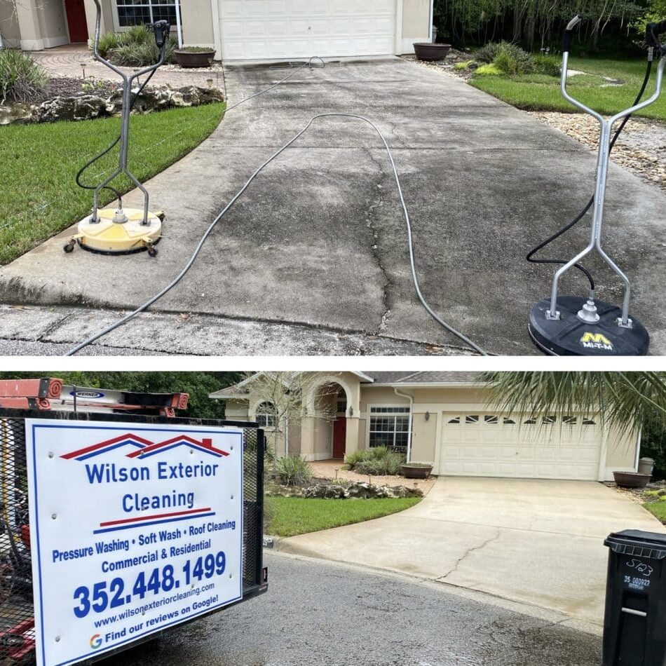 Driveway Cleaning in Gainesville FL by Wilson Exterior Cleaning